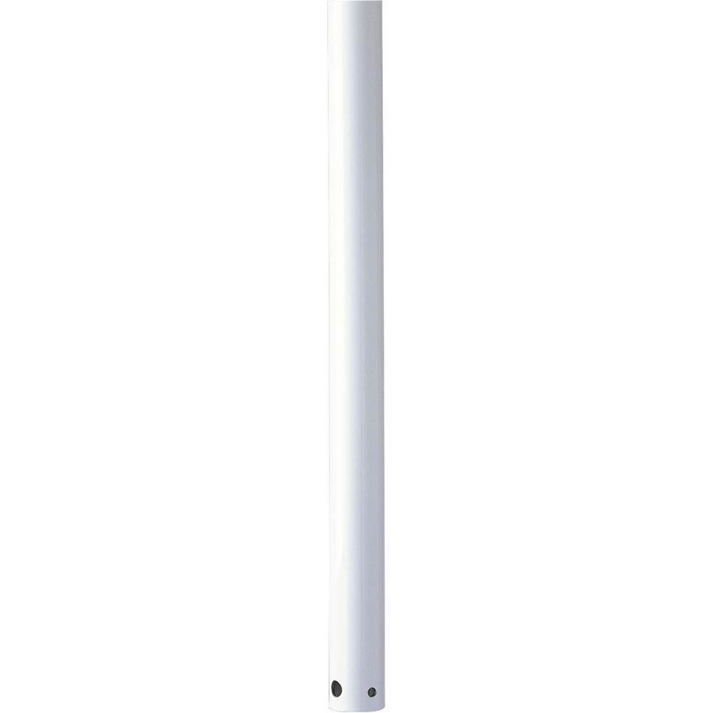 Progress Lighting AirPro Collection 18 In. Ceiling Fan Downrod in White