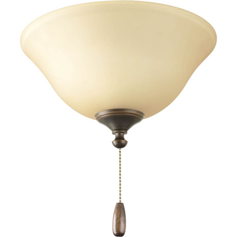 Progress Lighting AirPro Collection Two-Light Ceiling Fan Light