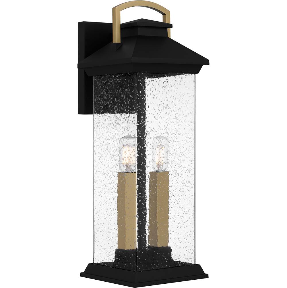 Quoizel Outdoor Wall 2 Lights Earth Black