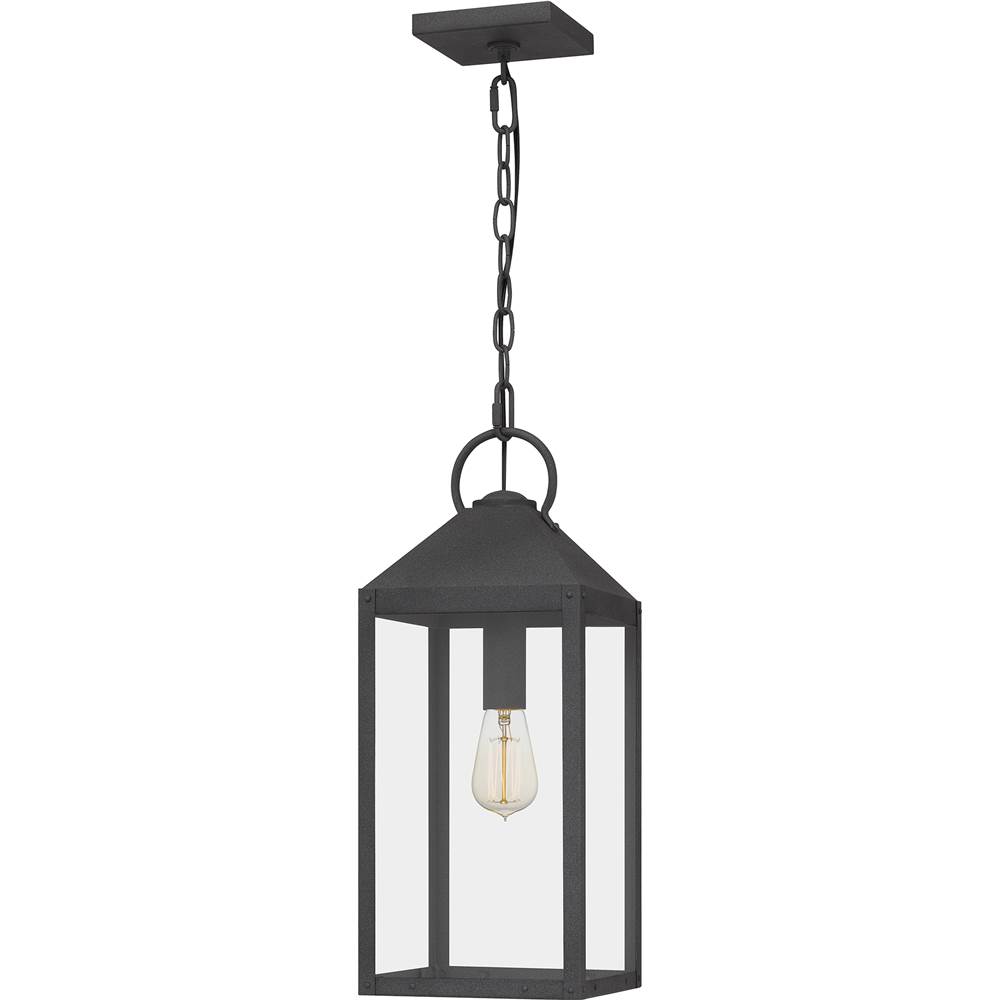 Quoizel Outdoor hanging 1 light mottled black