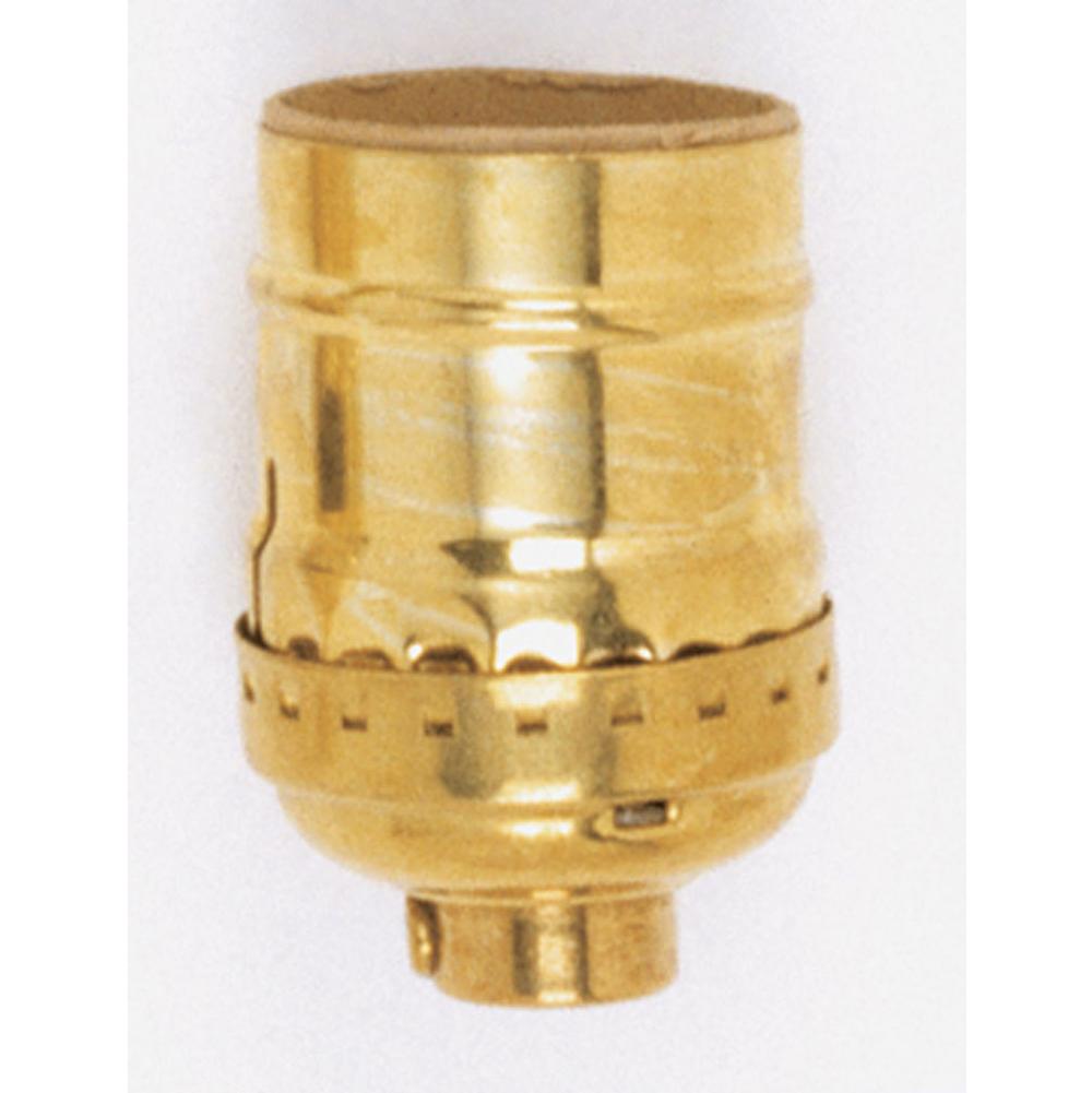Satco Brass Keyless Socket