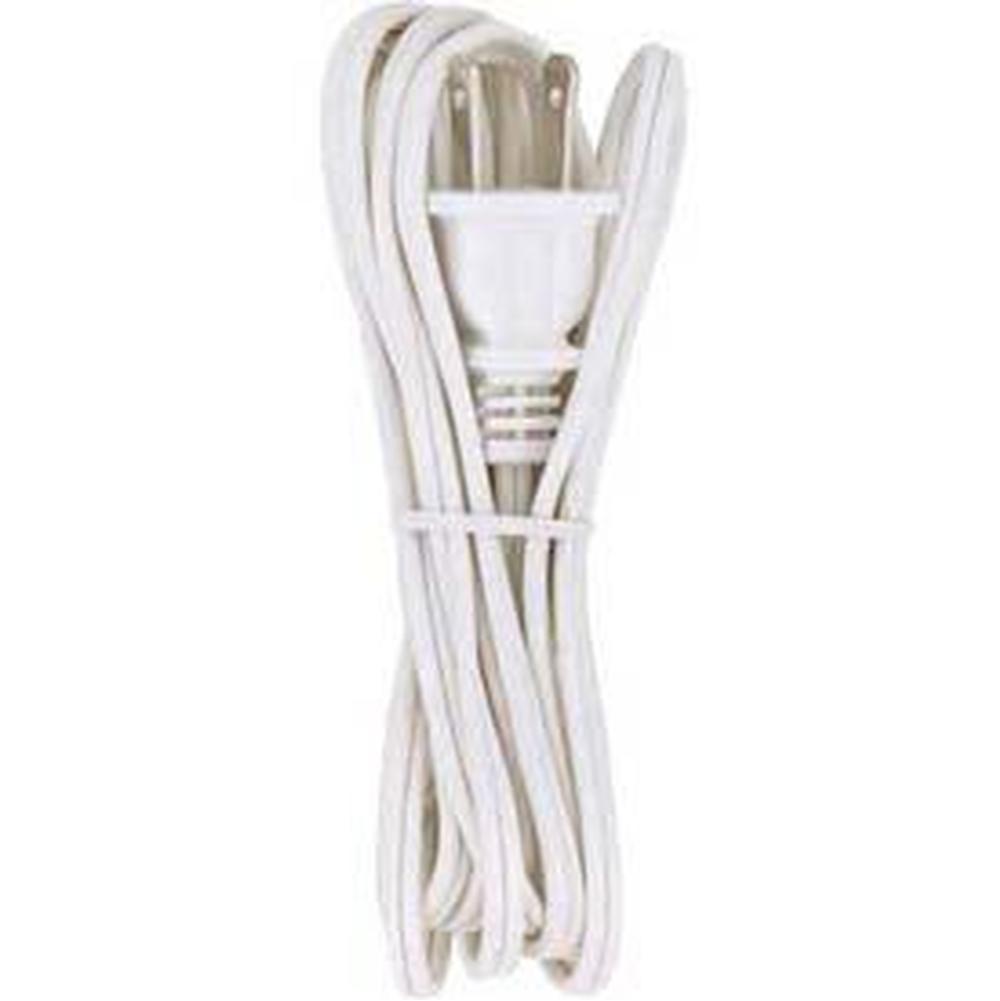 Satco 15 ft Clear Silver Cord Set Spt-
