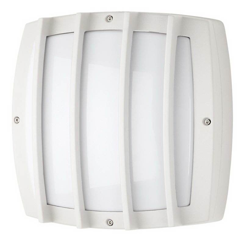 Stone Lighting Outdoor Wall, Lux, Square Grid, White, LED, 30 W, DOB