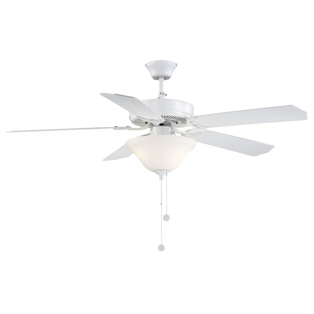 Savoy House First Value 52'' 2-Light Ceiling Fan in White