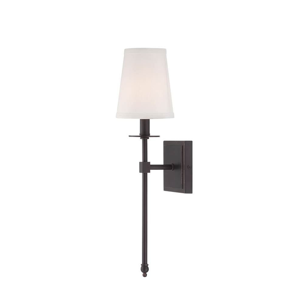 Savoy House Monroe 1-Light Wall Sconce in Classic Bronze