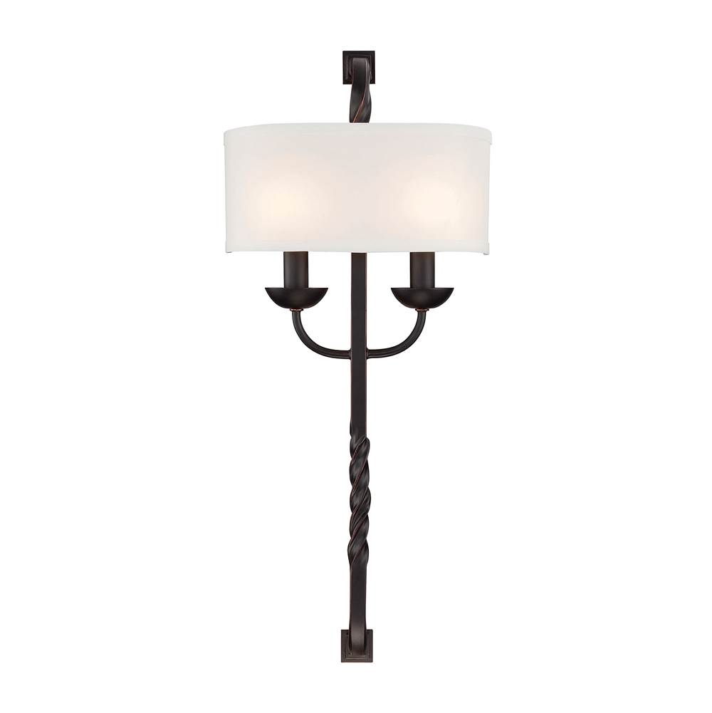 Savoy House Oberon 2-Light Wall Sconce in Slate