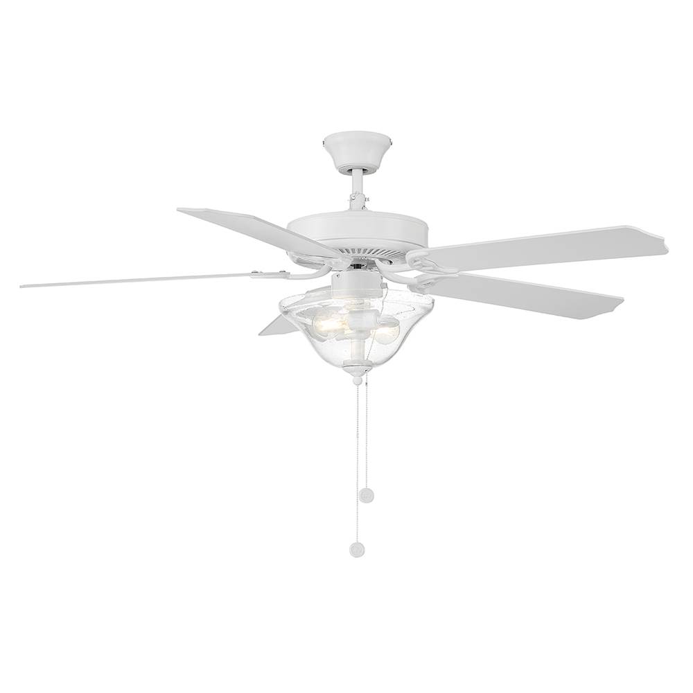 Savoy House 52'' 2-Light Ceiling Fan in Bisque White