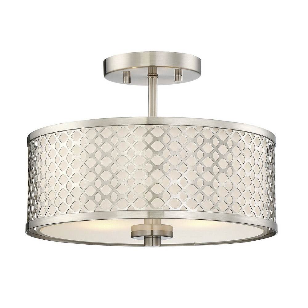 Savoy House 2-Light Ceiling Light in Brushed Nickel