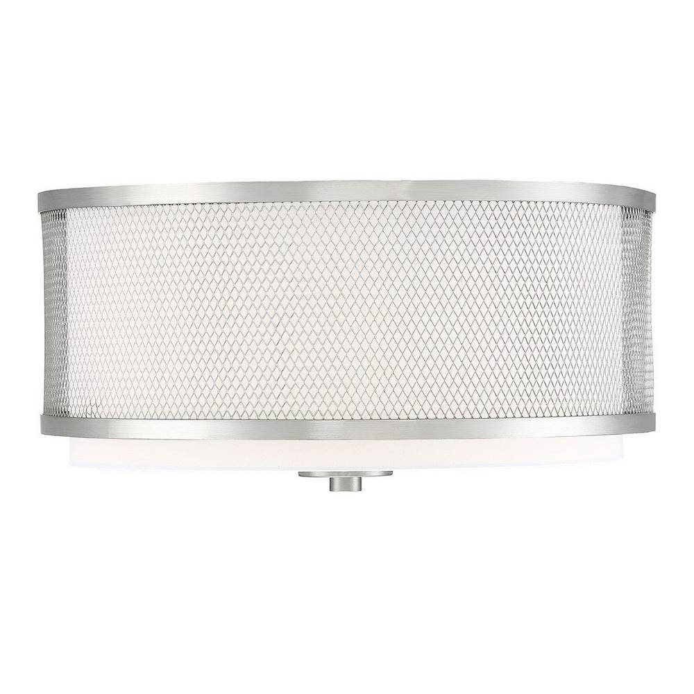 Savoy House 3-Light Ceiling Light in Brushed Nickel