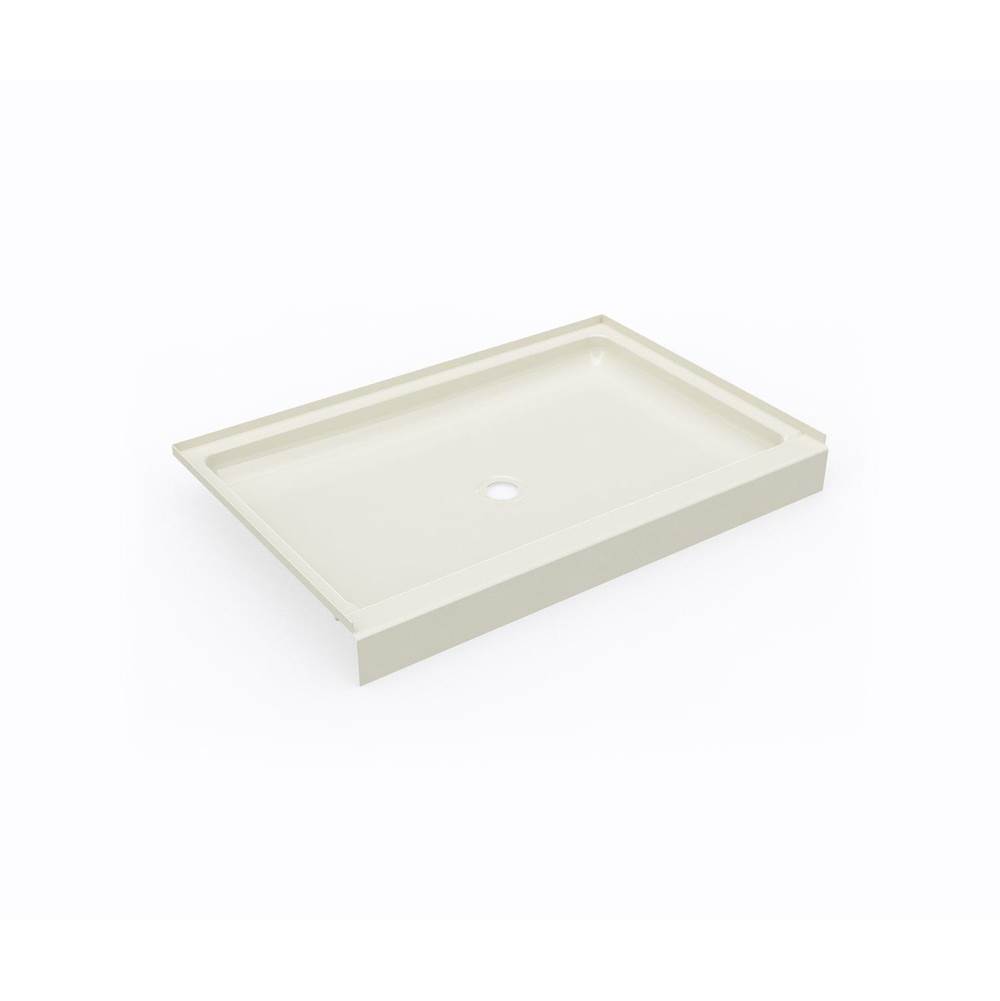 Swan SS-3248 32 x 48 Swanstone® Alcove Shower Pan with Center Drain in Bone