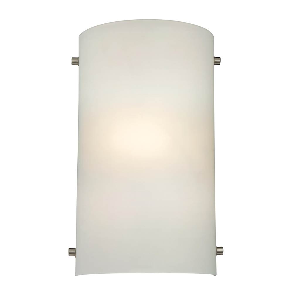 Thomas Lighting Wall Sconces 12'' High 1-Light Sconce - Brushed Nickel