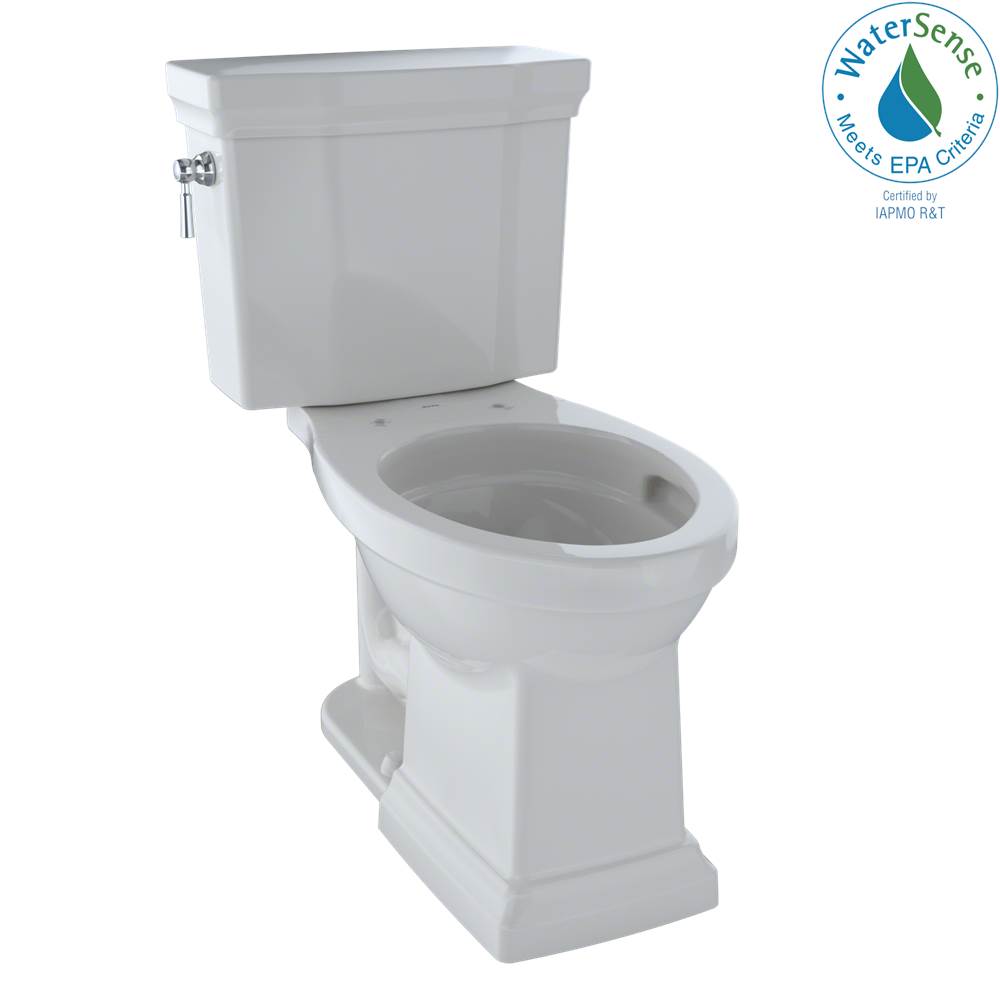 TOTO Toto® Promenade® II 1G® Two-Piece Elongated 1.0 Gpf Universal Height Toilet With Cefiontect, Colonial White