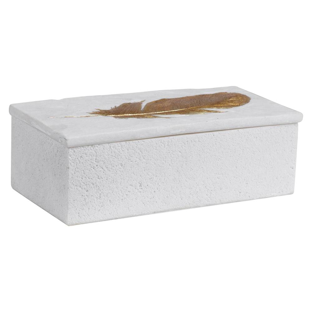 Uttermost Uttermost Nephele White Stone Box