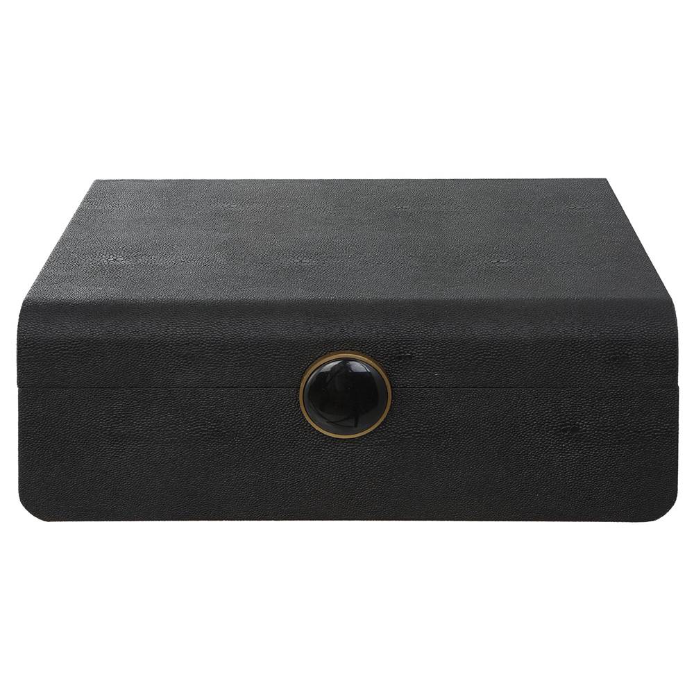 Uttermost Uttermost Lalique Black Shagreen Box
