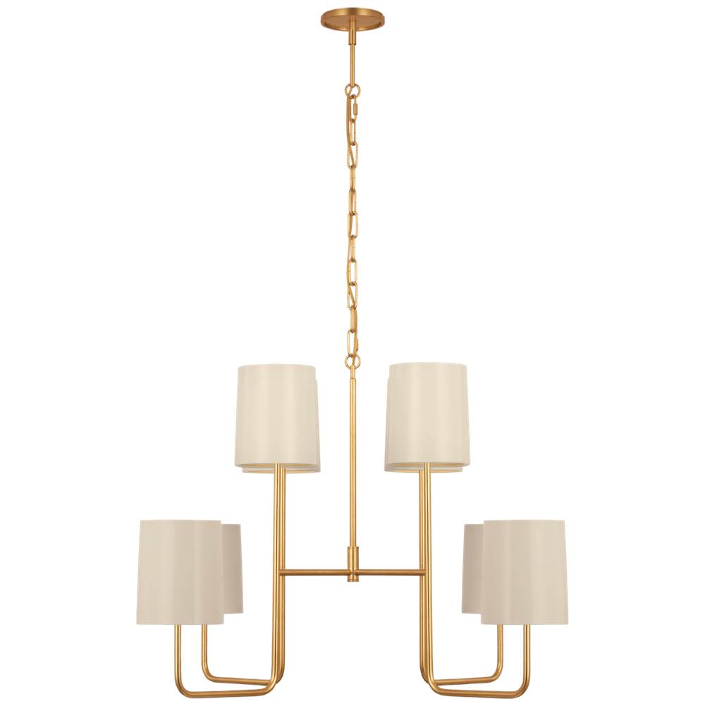 Visual Comfort Signature Collection Go Lightly Extra Large Two Tier Chandelier