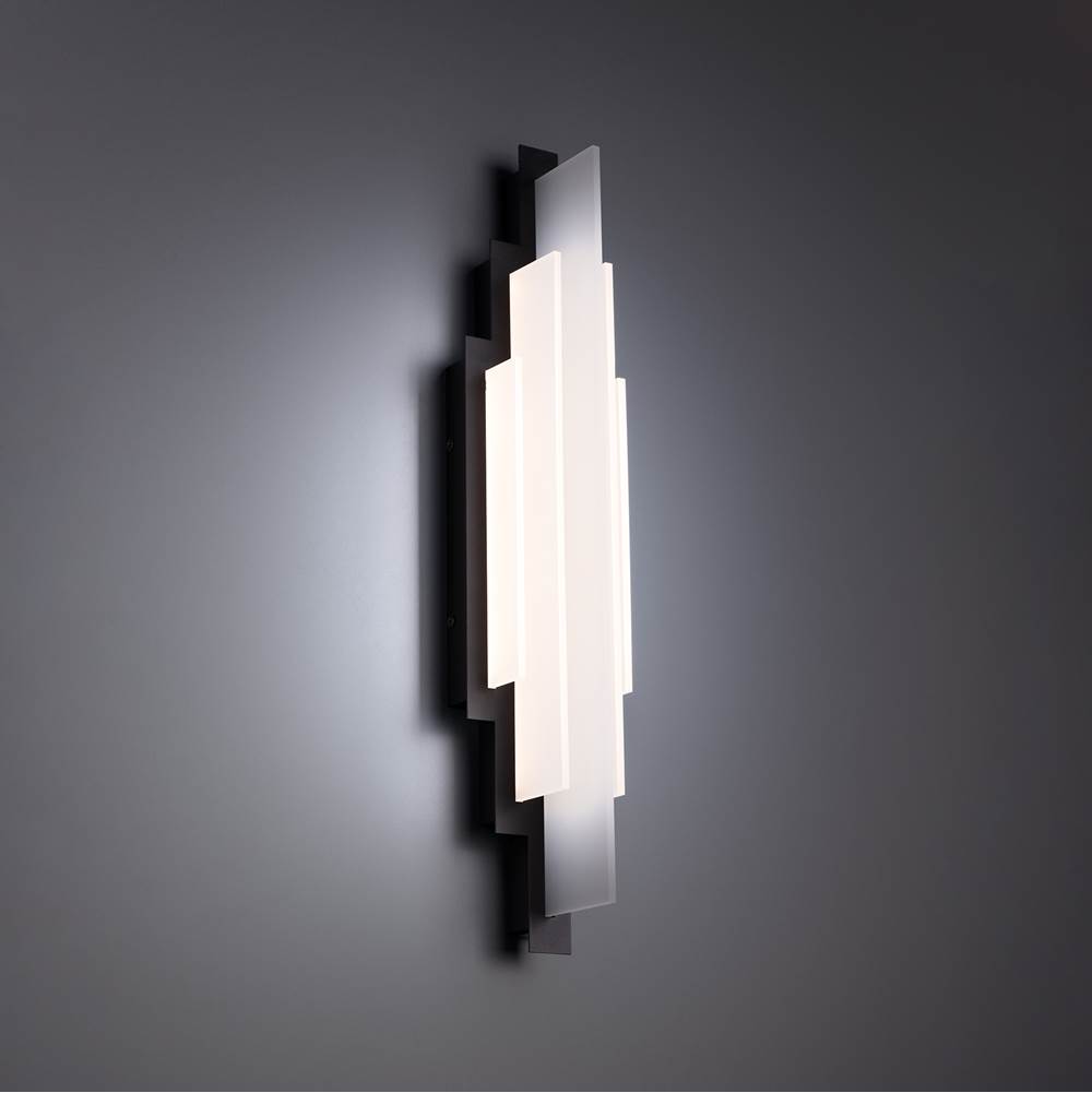 WAC Lighting Nouveau 23'' LED Wall Sconce 3000K in Black