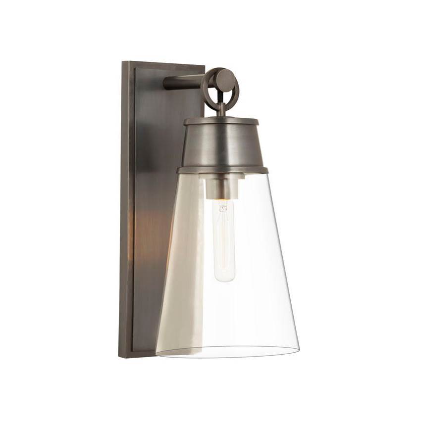 Z-Lite Wentworth 1 Light Wall Sconce in Plated Bronze
