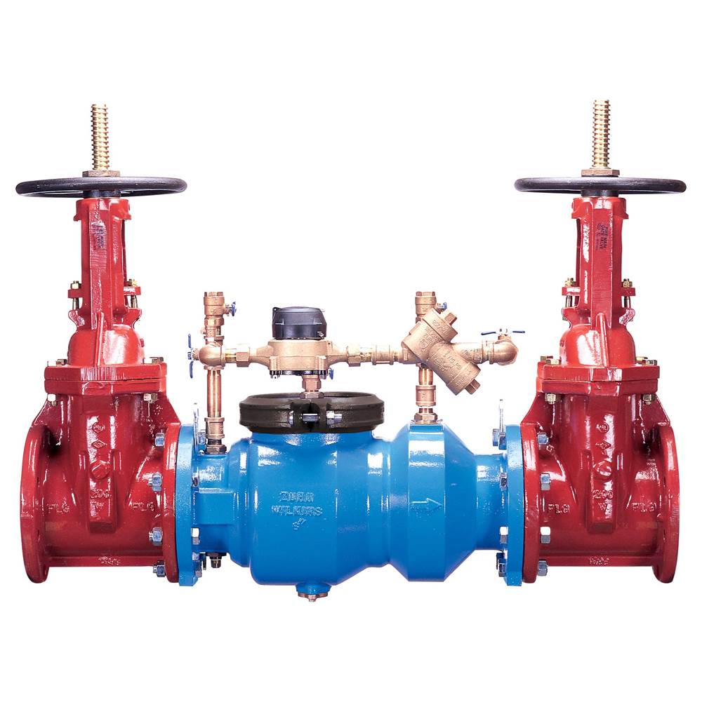 Zurn Industries 6'' 350Da Double Check Detector Backflow Preventer With Right-Handed Threaded Case Vlv